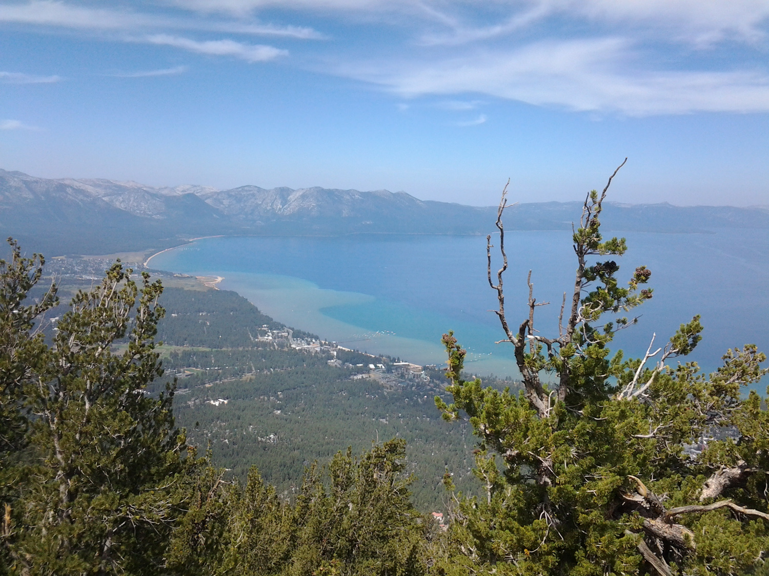 View of Lake Tahoe from Heavenly Ski Resort